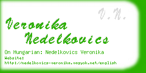 veronika nedelkovics business card